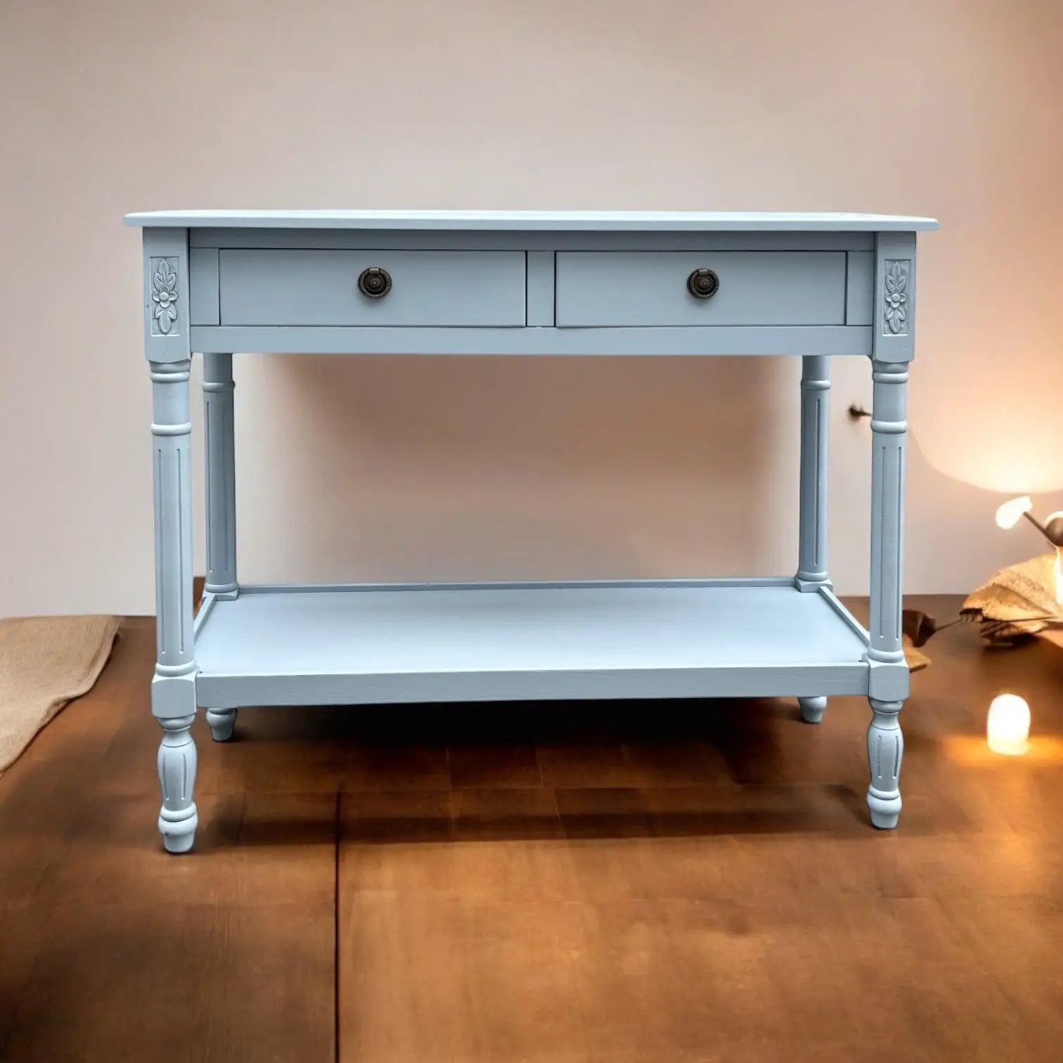 MSL 90CM 2 DRAWER SIDE TABLE - Bedside Table
