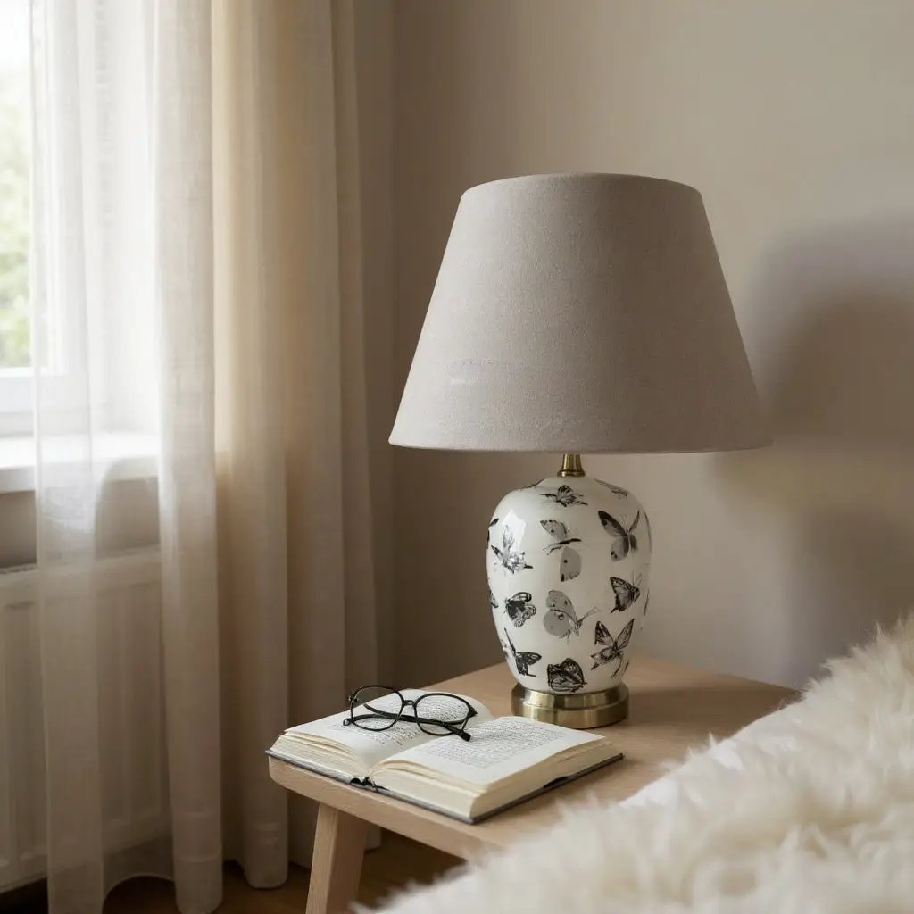 MSL 41CM LAMP AND SHADE - Lamp