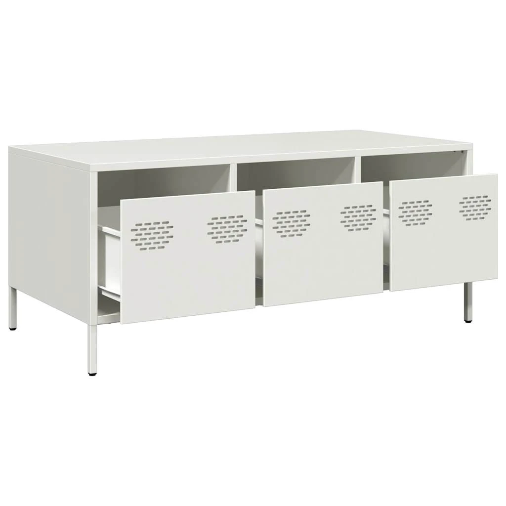 vidaXL vidaXL Coffee Table 101.5x50x43.5cm Steel - Coffee Table