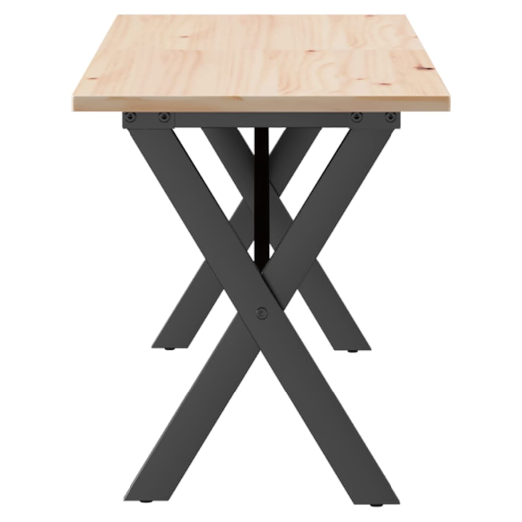 vidaXL VidaXL Coffee Table 160x40x45 X-Frame Pine - Coffee Table