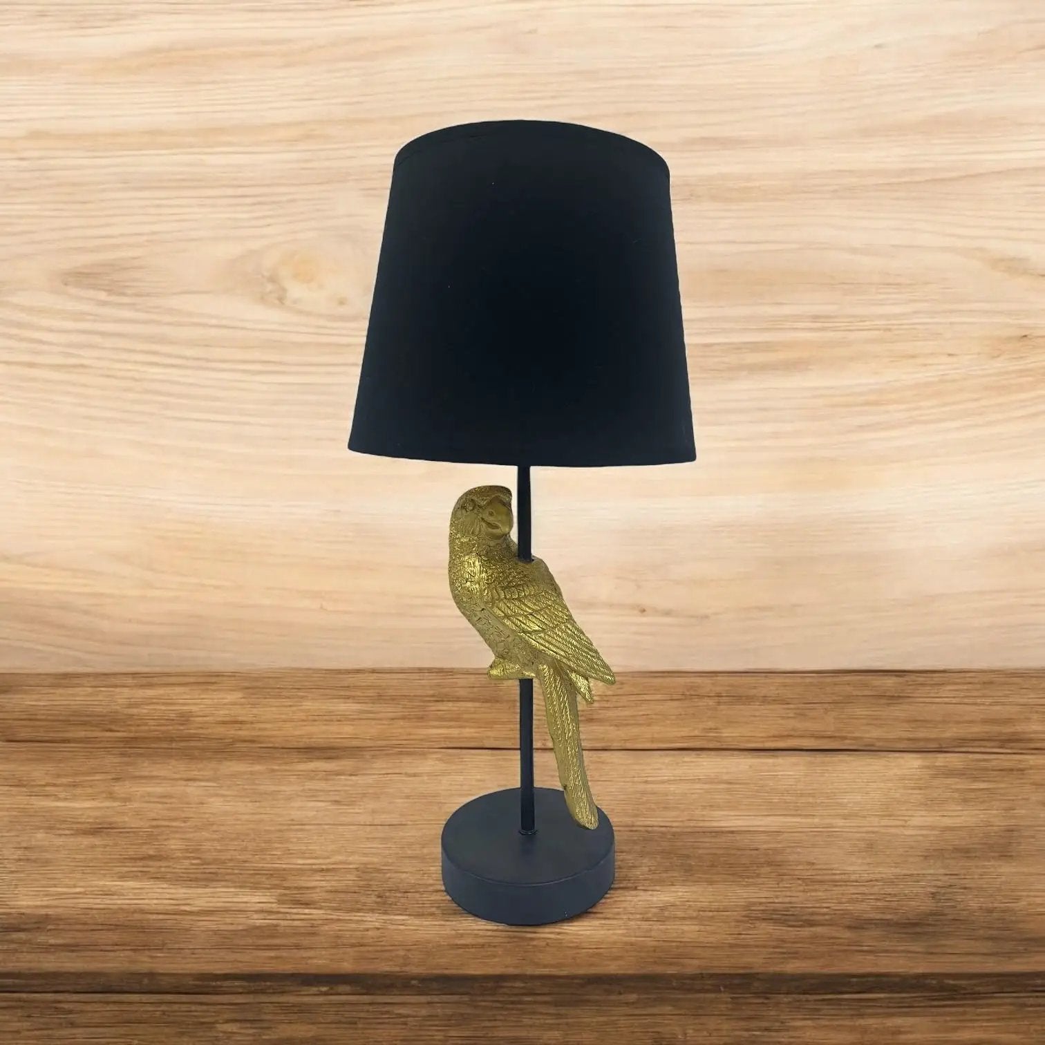 MSL 47X22X22M TABLE LAMP 9" BLACK SHADE - Lamp