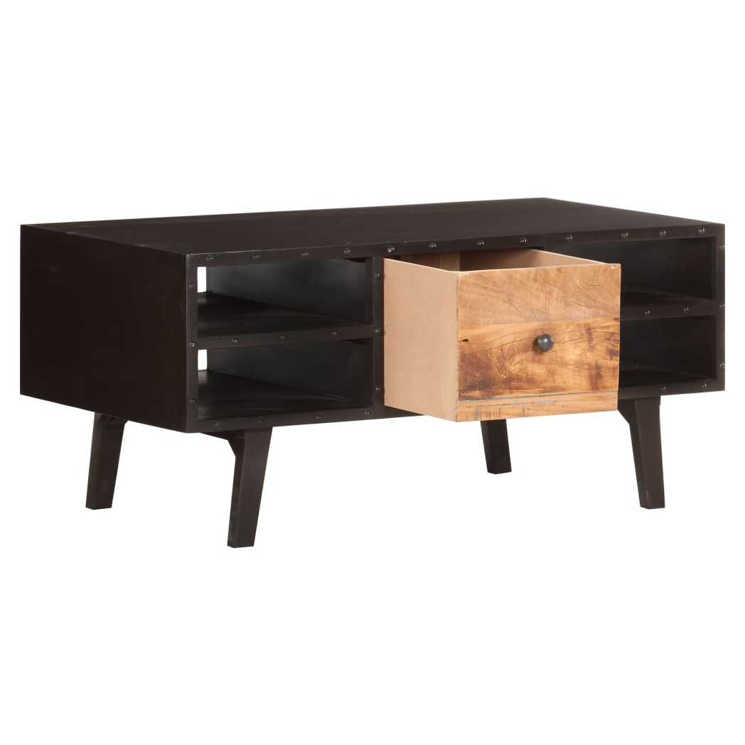 vidaXL vidaXL Coffee Table 100x50x45 cm Solid Reclaimed Wood Vintage Charm for Living Room - Coffee Table
