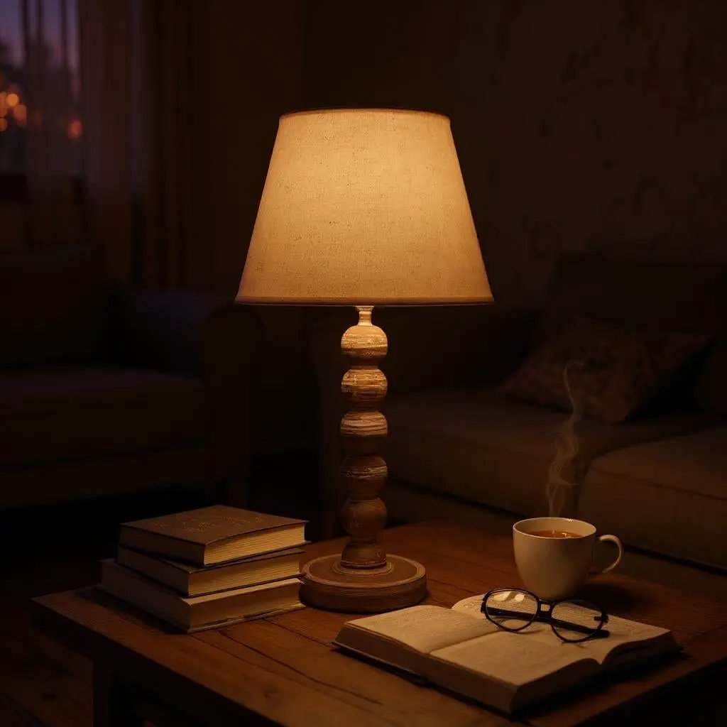 MSL 51CM LAMP AND SHADE - Lamp