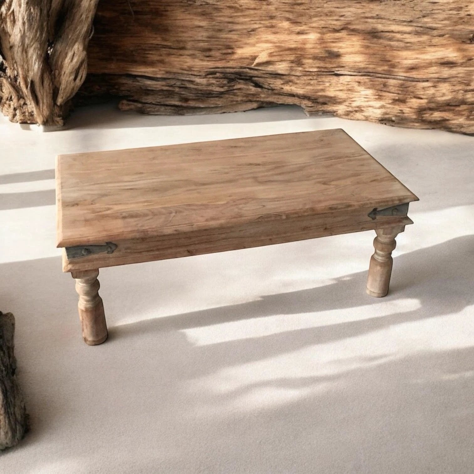Solid Wood Coffee Table 110cm Durable Living Room by MSL