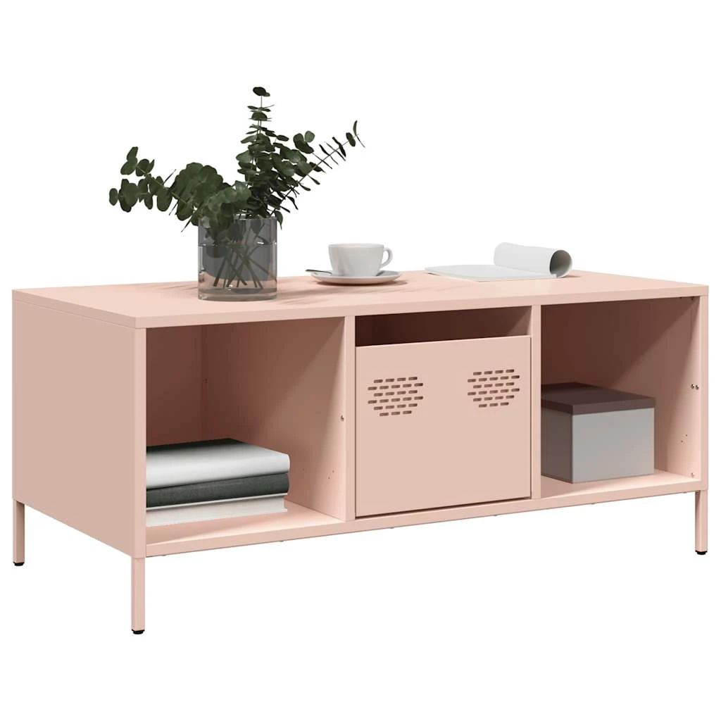 vidaXL VidaXL Coffee Table 101.5x50x43.5 cm Steel - Coffee Table