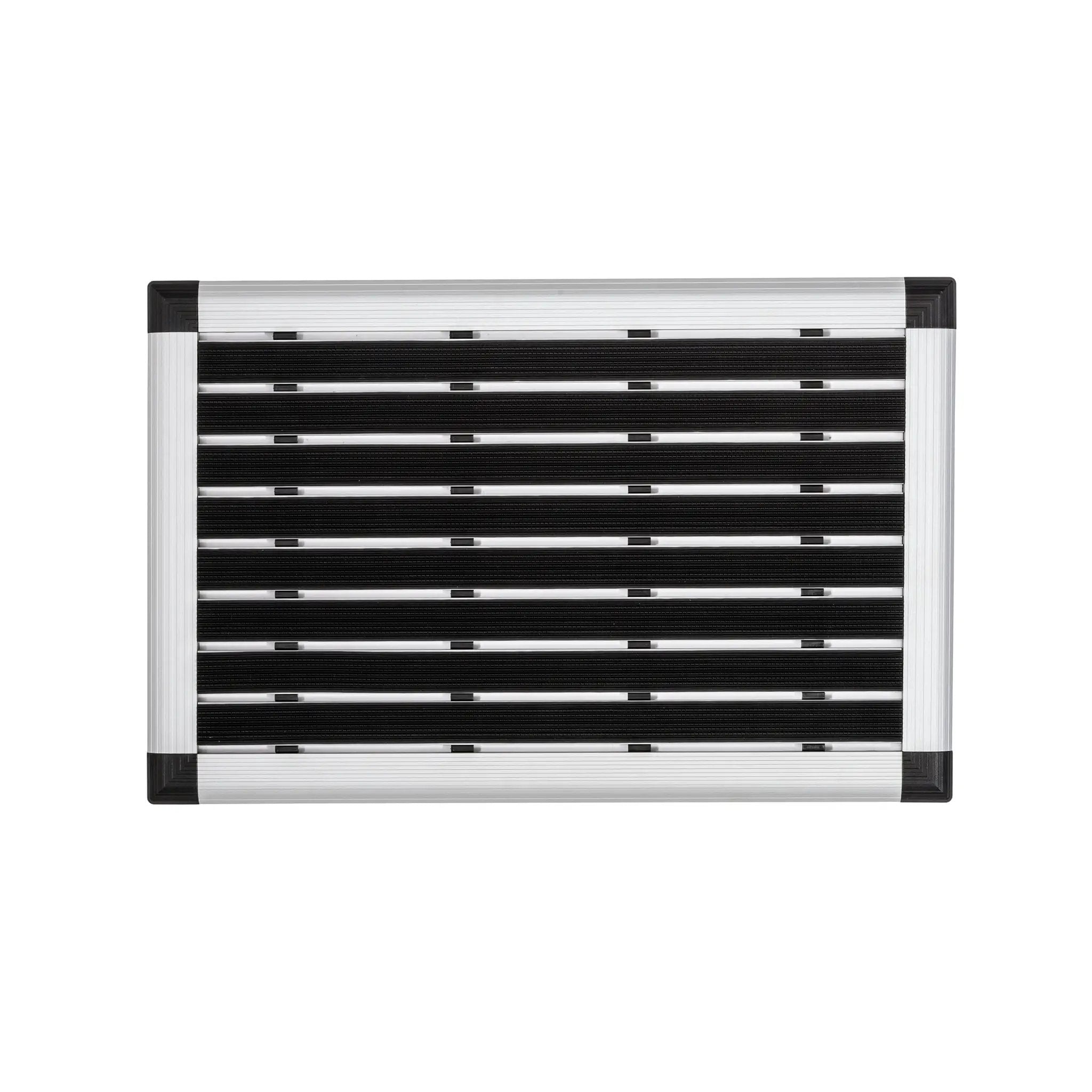 Floortex® Doortex® Alumat Outdoor Entrance Mat, Black - 40 x 60cm - Rug