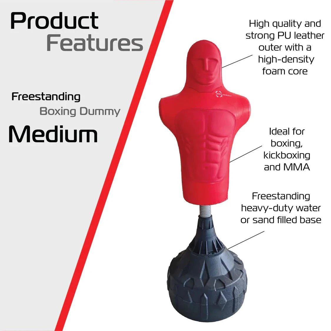 Free-Standing Boxing Dummy Medium by Monster Shop