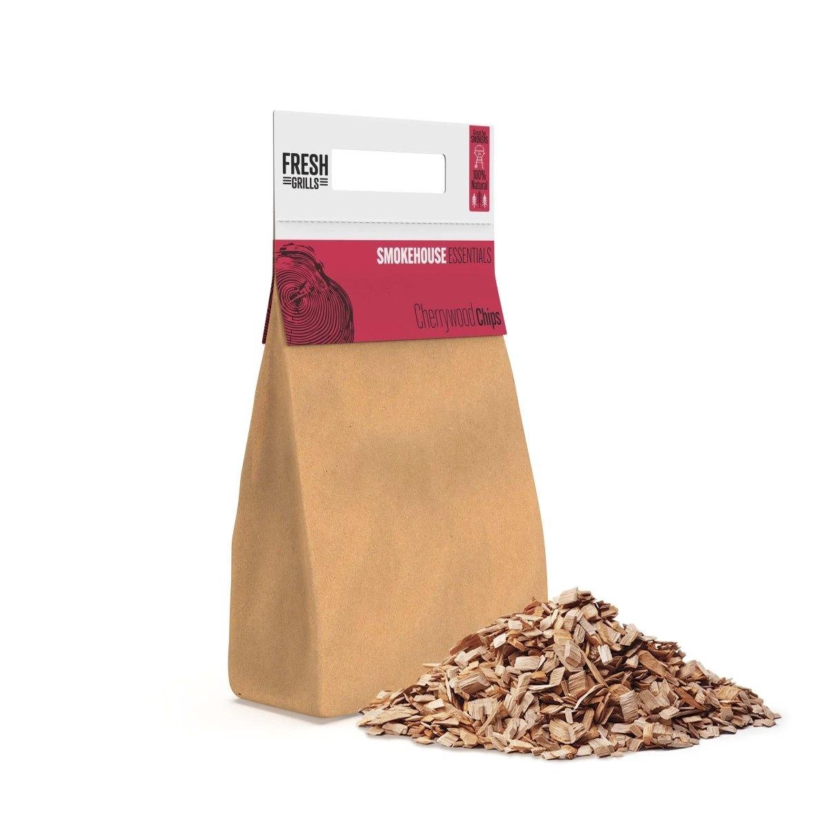 Fresh Grills Wood Chips for BBQ Grill, Wood Fired Pizza Oven, Kamado and Outdoor Smokers by Monster Shop