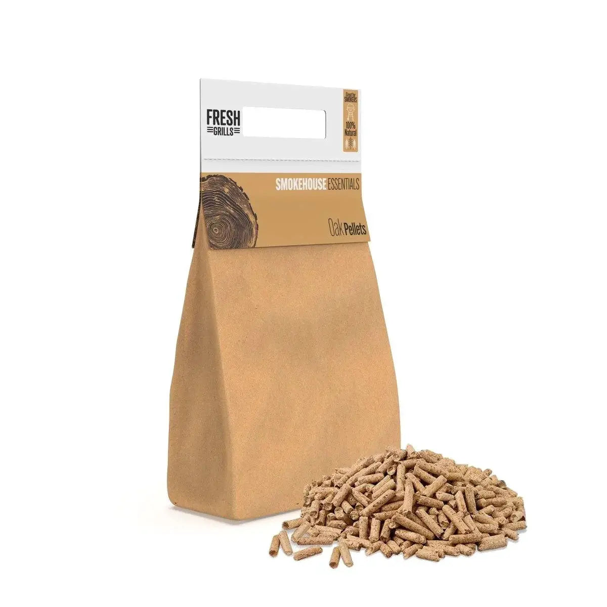 Monster Shop Fresh Grills Wood Pellets for BBQ Grill, Wood Fired Pizza Oven, Kamado and Outdoor Smokers -