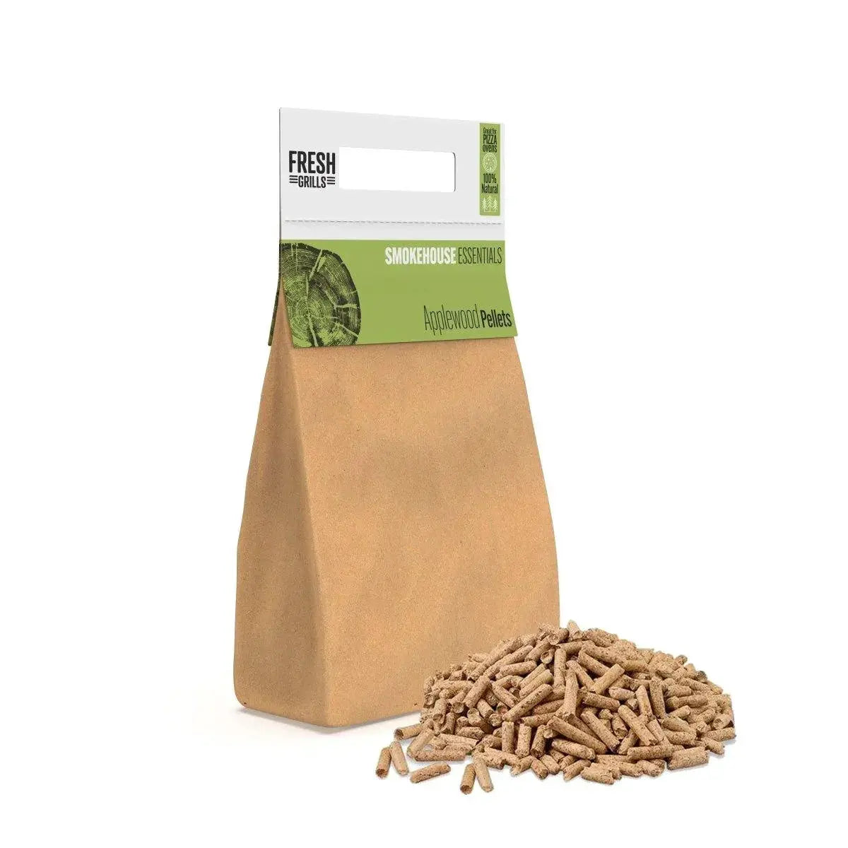 Monster Shop Fresh Grills Wood Pellets for BBQ Grill, Wood Fired Pizza Oven, Kamado and Outdoor Smokers -