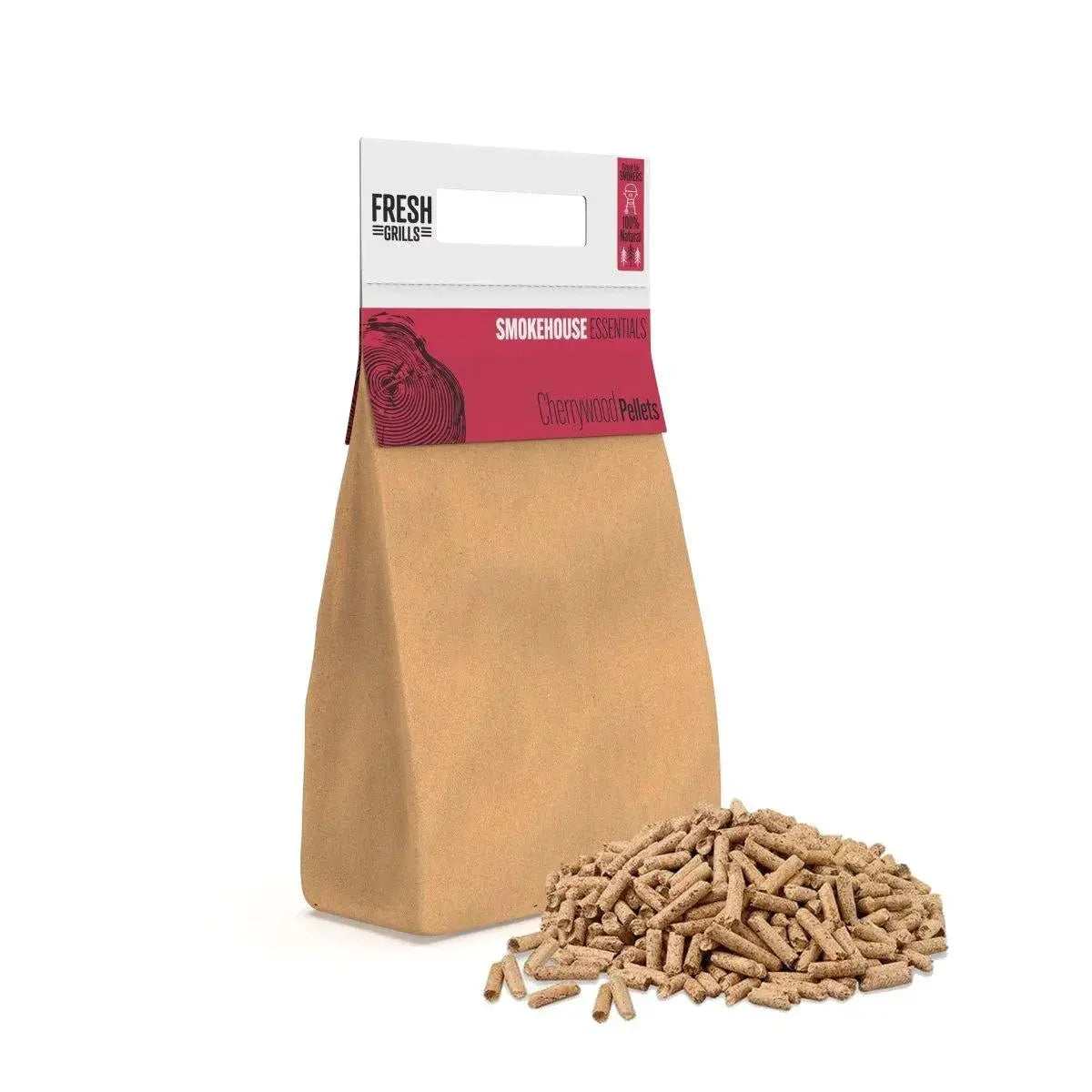Monster Shop Fresh Grills Wood Pellets for BBQ Grill, Wood Fired Pizza Oven, Kamado and Outdoor Smokers -