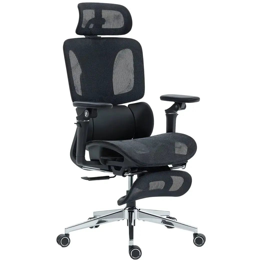 HOMCOM Ergonomic Office Chair, High Back Mesh Desk Chair, Black - from HOMCOM