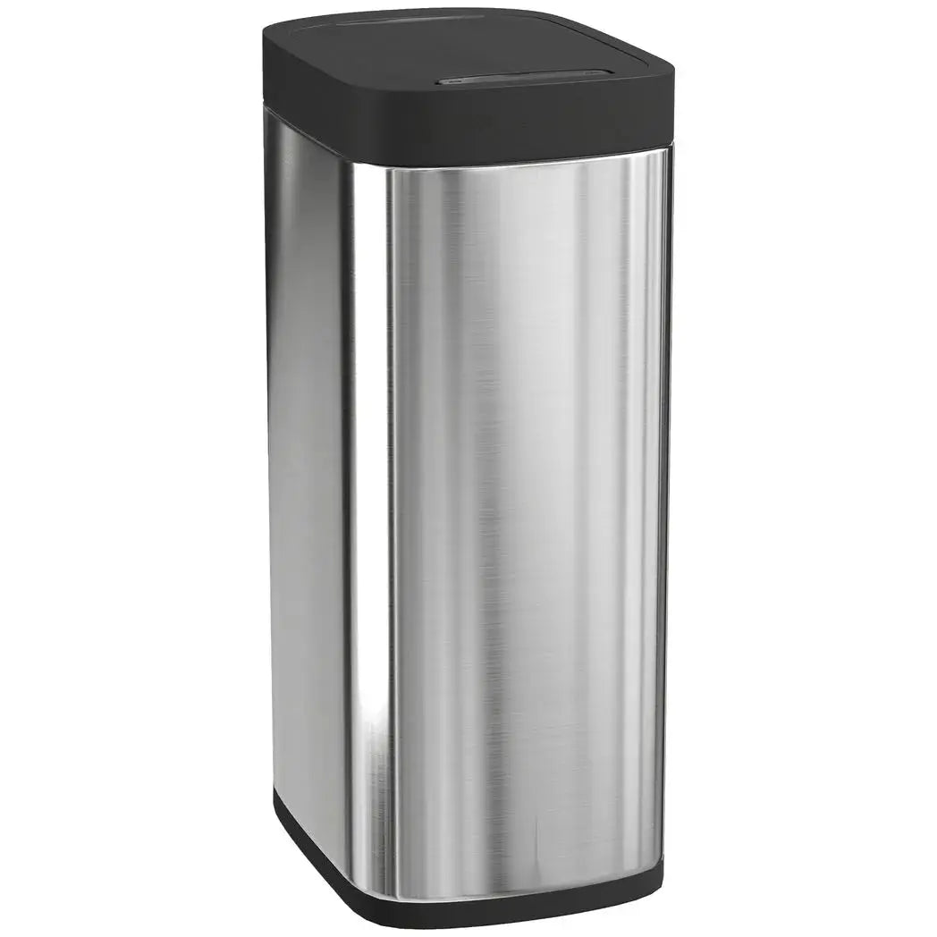 HOMCOM 50L Sensor Bin, Automatic Kitchen Bin, Manual Override, Battery Operated, Inner-Bucket-Free, for Kitchen, Bedroom - from HOMCOM