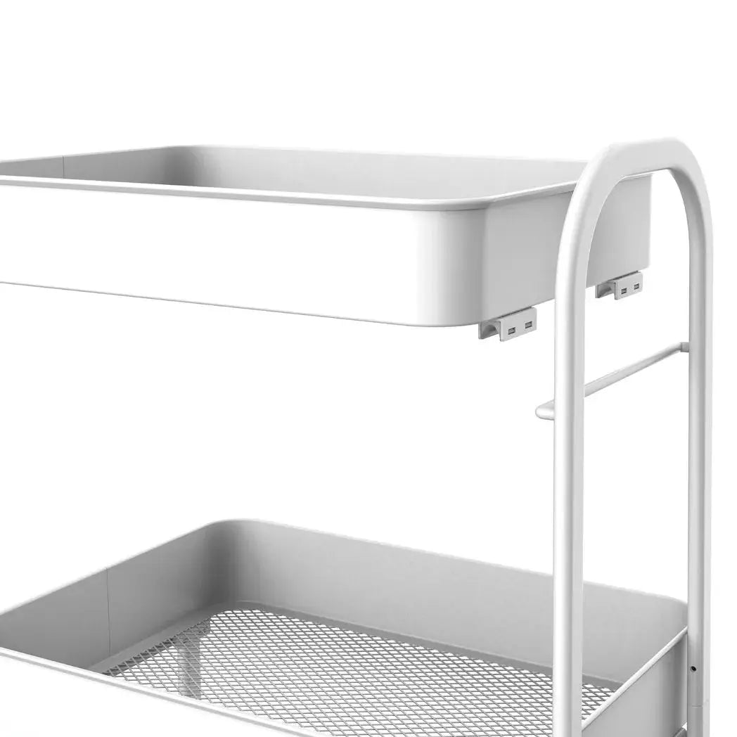 Sq Professional Durane Kitchen Trolley Storage Rack 3 Tier White - from MM HOMESTORES