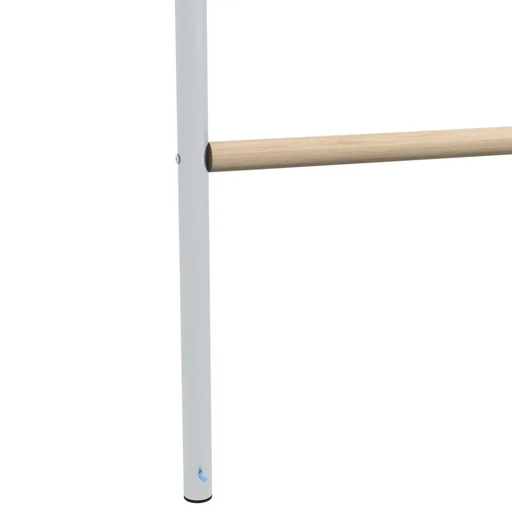 PawHut Chicken Perch for Coop, Wooden and Galvanised Steel Roosting Bar Jungle Gym, Chicken Roosting Ladder for Backyard Farm - from PawHut