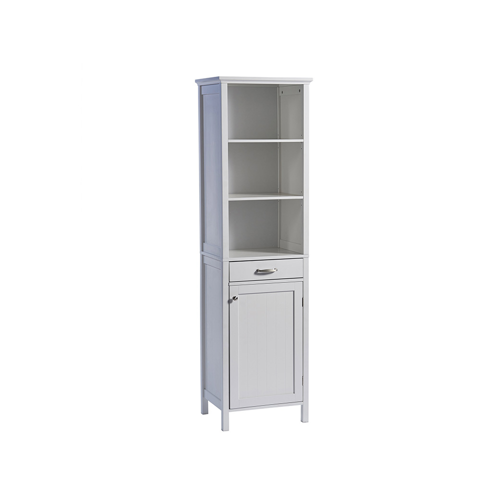Greenhurst Tall Storage Cabinet - White - Uncategorized Display Cabinet