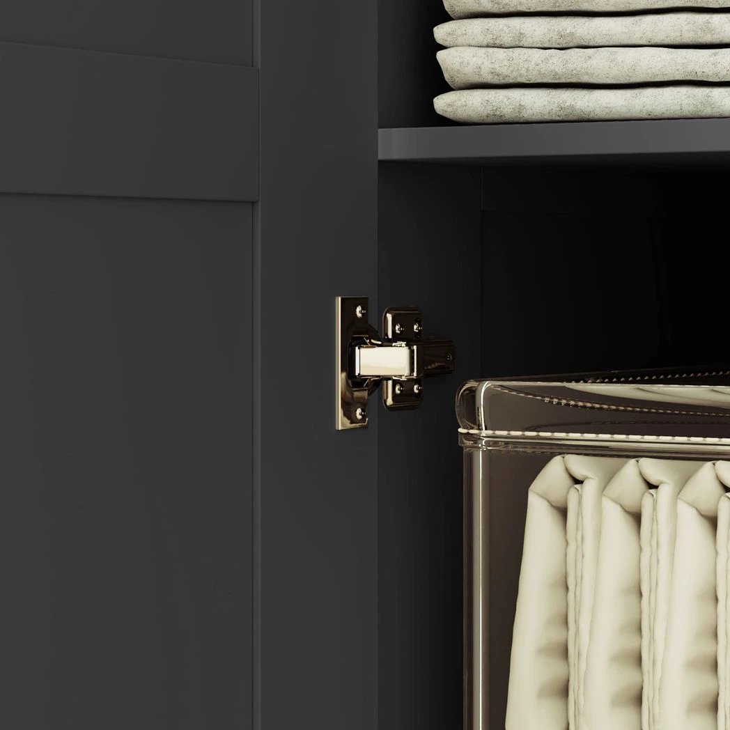 HOMCOM Wardrobe for Bedroom, Double Wardrobe with Hanging Rail by HOMCOM