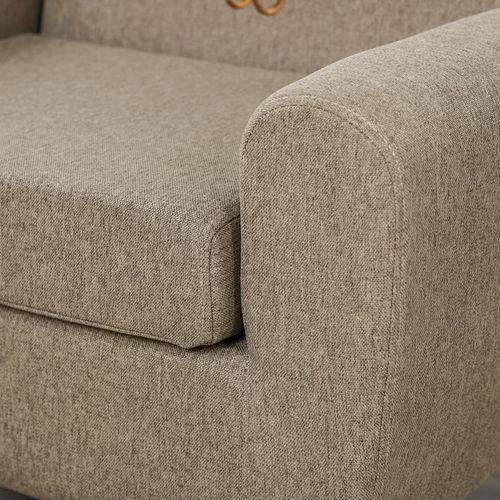 HOMCOM Kids Mini Sofa Toddler Chair Children Armchair for Bedroom Playroom Brown - Armchair