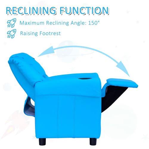 HOMCOM Kids Recliner Armchair Games Chair Children Seat Girls Boys Sofa HOMCOM - Armchair