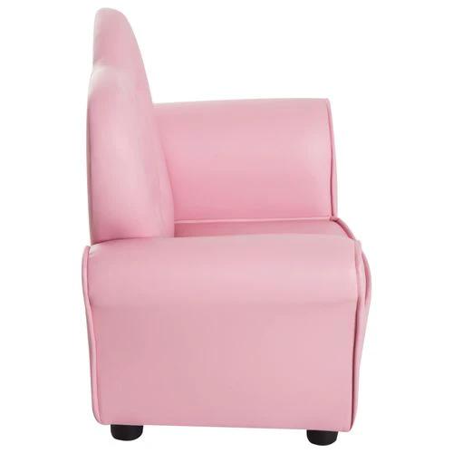 HOMCOM Kids Toddler Sofa Children Armchair Seating Chair Relax Girl Princess Pink - Armchair