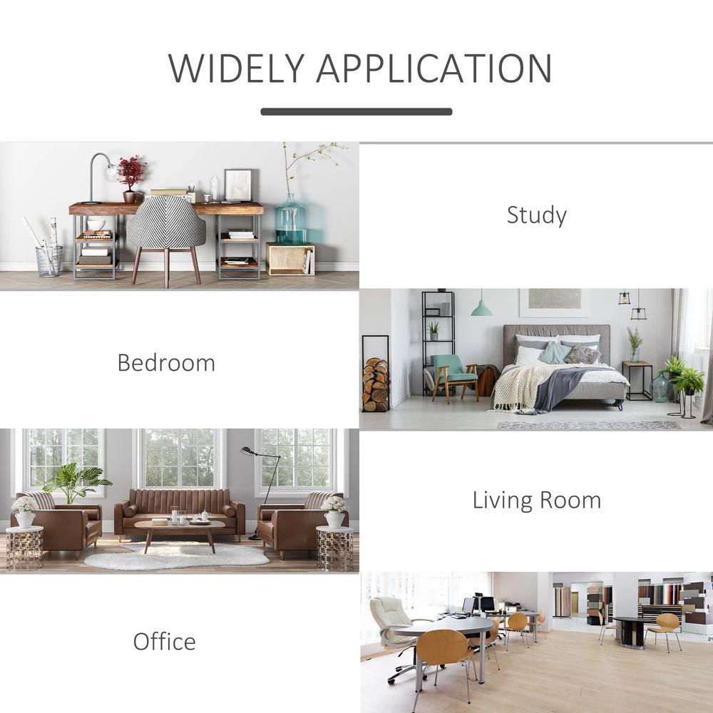 Bookcase Cube Storage Unit White by HOMCOM