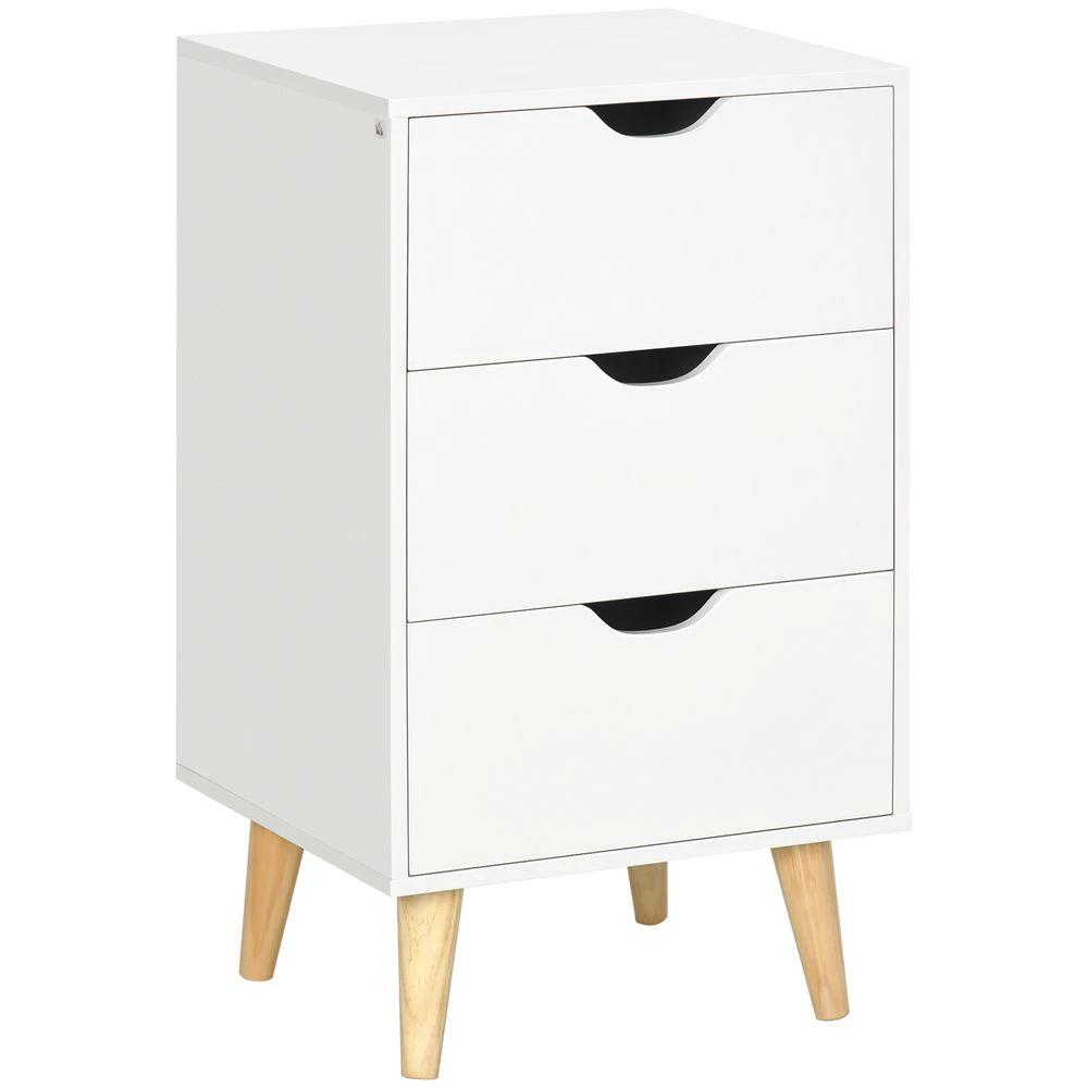 Chest of Drawers, 3 Drawer Unit Storage Chest Bedroom Living Room by HOMCOM