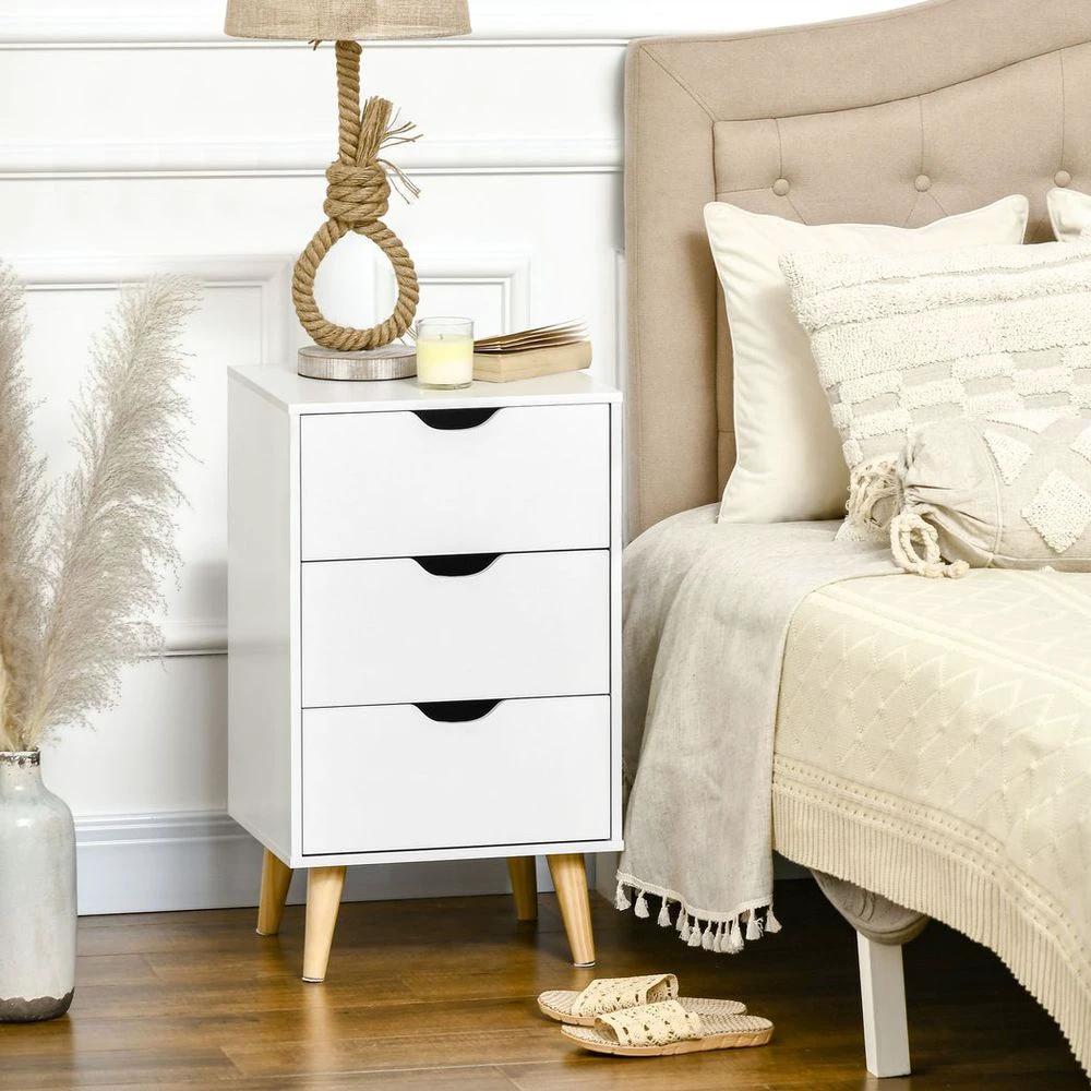 Chest of Drawers, 3 Drawer Unit Storage Chest Bedroom Living Room by HOMCOM