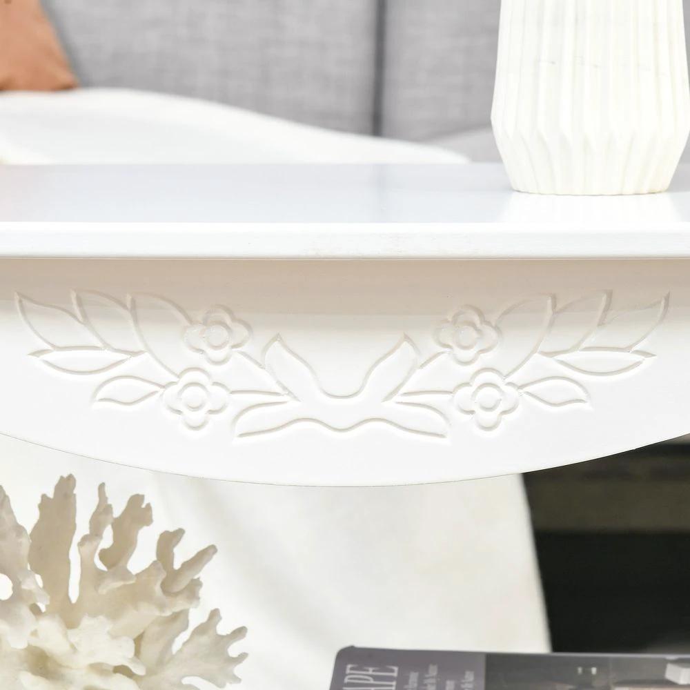 Coffee Table, 94Lx44Wx42H cm-White by HOMCOM