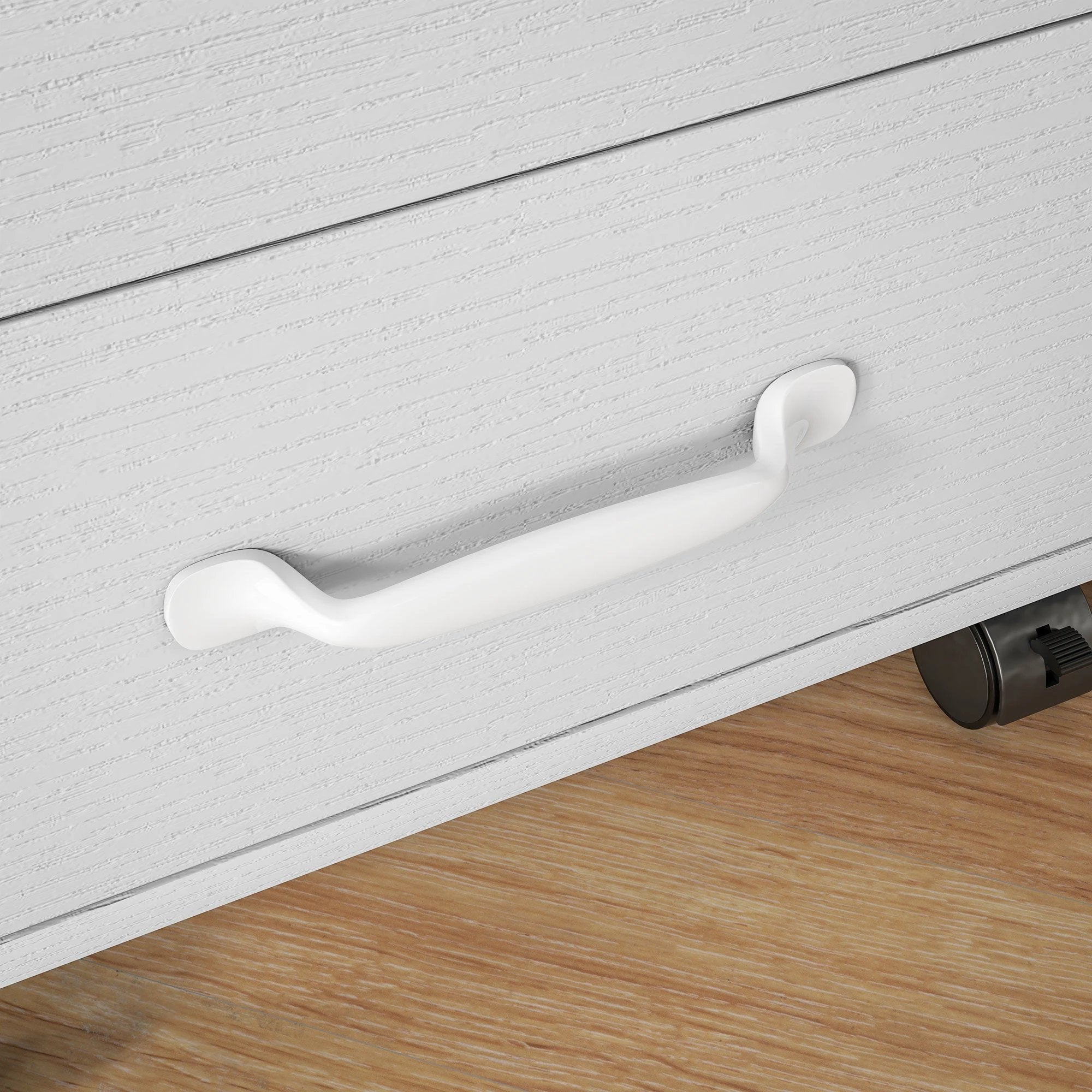 HOMCOM HOMCOM File Cabinet with 3 Drawers, Under Desk Mobile Filing Cabinet - Filing Cabinet