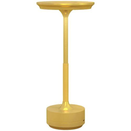 HOMCOM LED Cordless Table Lamp with Battery Operated for Bedroom, Gold Tone by HOMCOM
