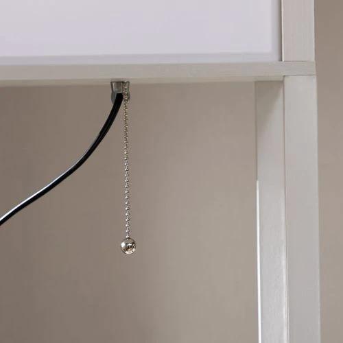 HOMCOM Shelf Floor Lamp with Dual Light, for Living Room, Bedroom, White by HOMCOM