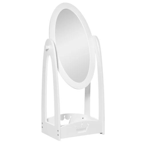 HOMCOM Free Standing Dressing Mirror Kids with Storage For 3- 8 Years Old - Mirror