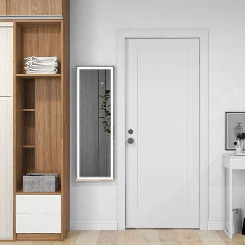 HOMCOM Full Length Wall Mirror with Dimming LED Lights, Smart Touch, 120 x 40cm by HOMCOM