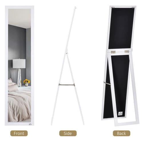 HOMCOM Full Length Mirror, Floor Standing or Wall-Mounted Long Mirror by HOMCOM