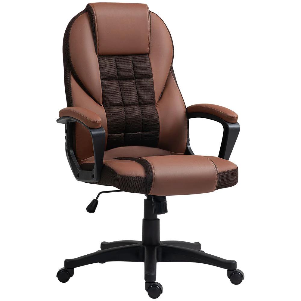 HOMCOM Executive Office Chair High Back Computer Chair with Armrests by HOMCOM