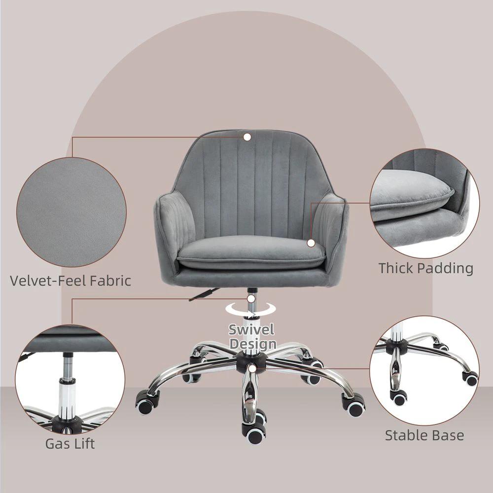 HOMCOM Office Chair, Swivel Desk Chair w/ Adjustable Height by HOMCOM