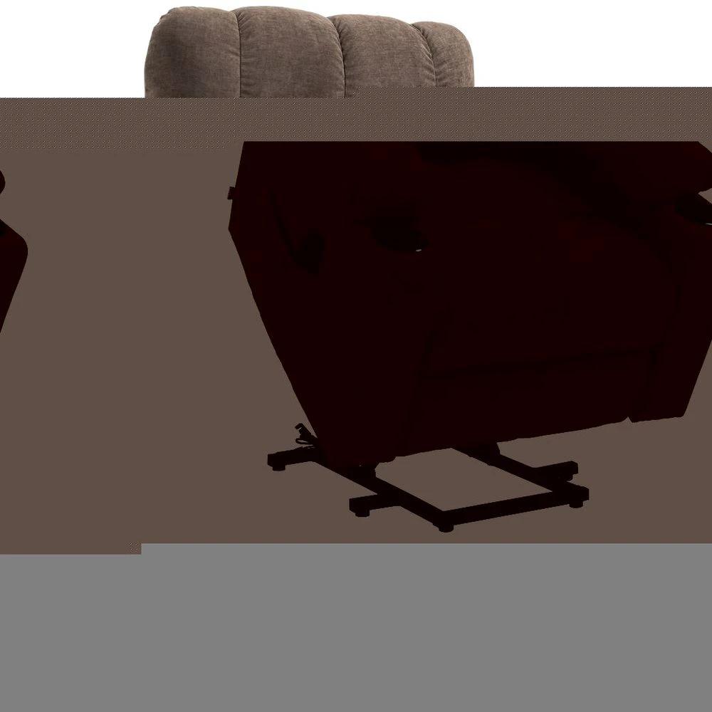 Heavy Duty Riser and Recliner Chair Lift Chair for the Elderly, Brown by HOMCOM