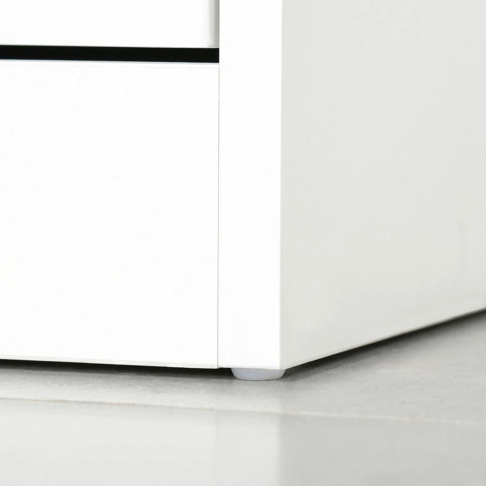 HOMCOM Shoe Cabinet with 4 Flip Drawers Storage Cupboard with Adjustable Shelf HOMCOM - Uncategorized Shoe Storage