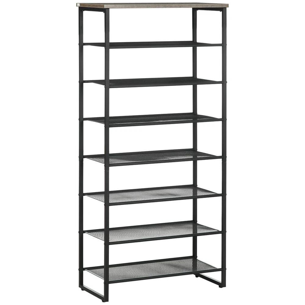 Shoe Rack, 8-tier Shoe Storage Shelf for 21-24 Pair Shoes for Entryway by HOMCOM