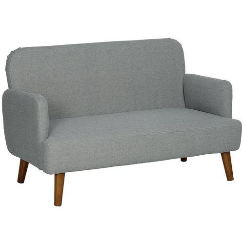 HOMCOM HOMCOM 2 Seater Sofa with 21cm Thick Padding and Wood Legs - Sofa