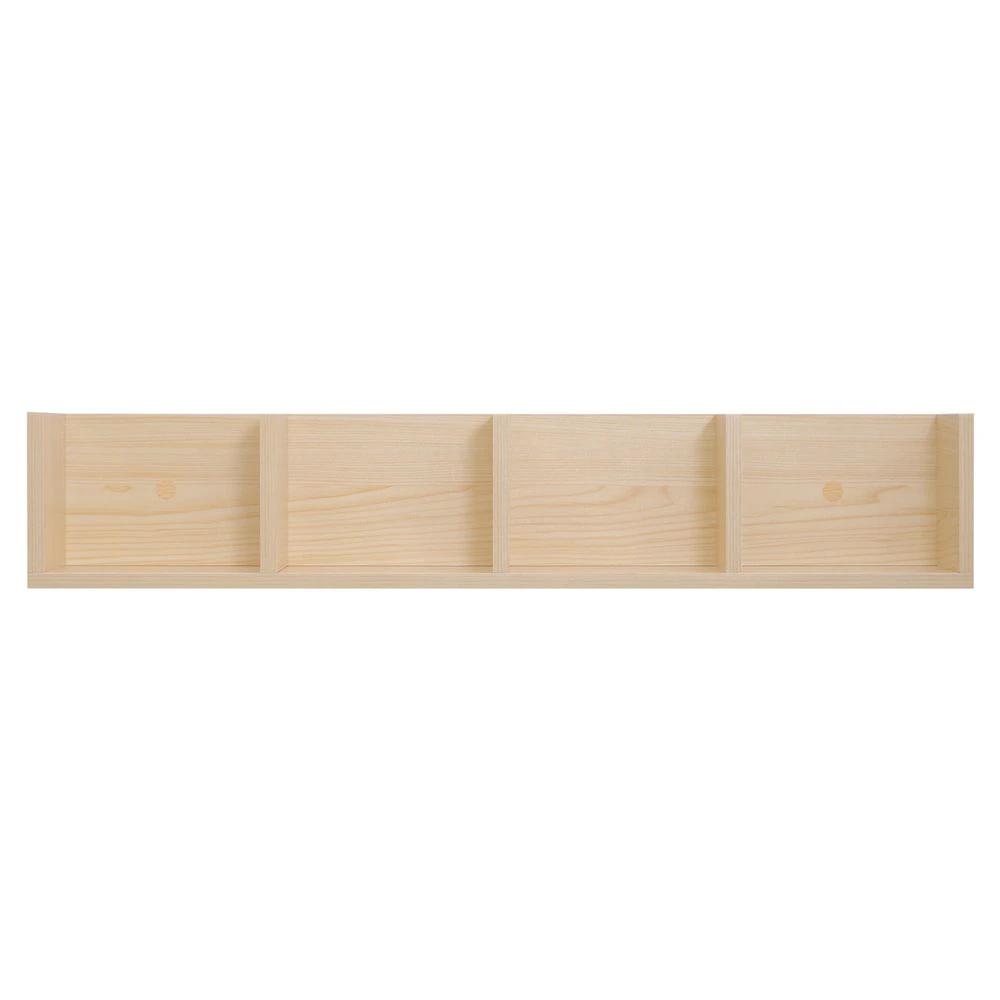HOMCOM 95Lx17Wx16.5H cm Multi-Media Storage Wooden Shelf - Uncategorized TV Unit