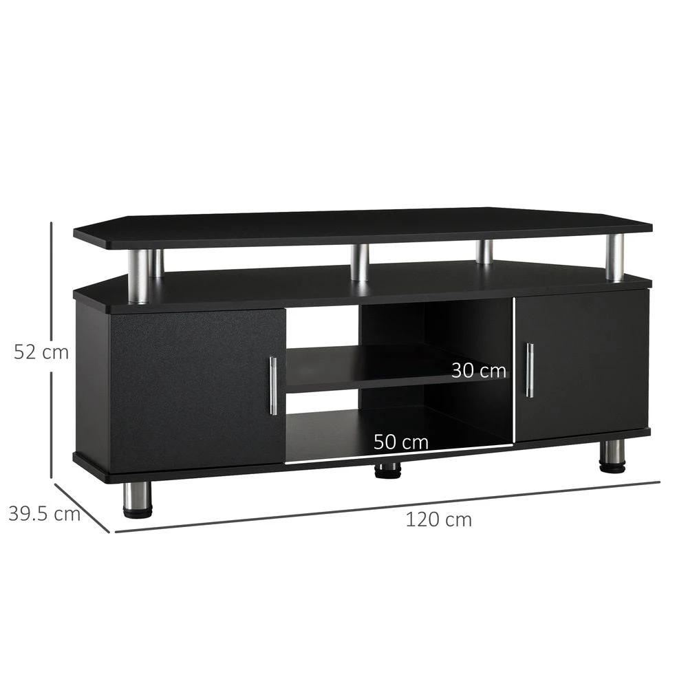 TV Unit Cabinet with Storage Shelves and Cupboard Entertainment Center by HOMCOM