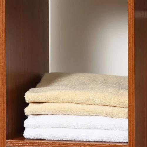 Open Wardrobe W/ Clothes Hanging Rail-Walnut by HOMCOM