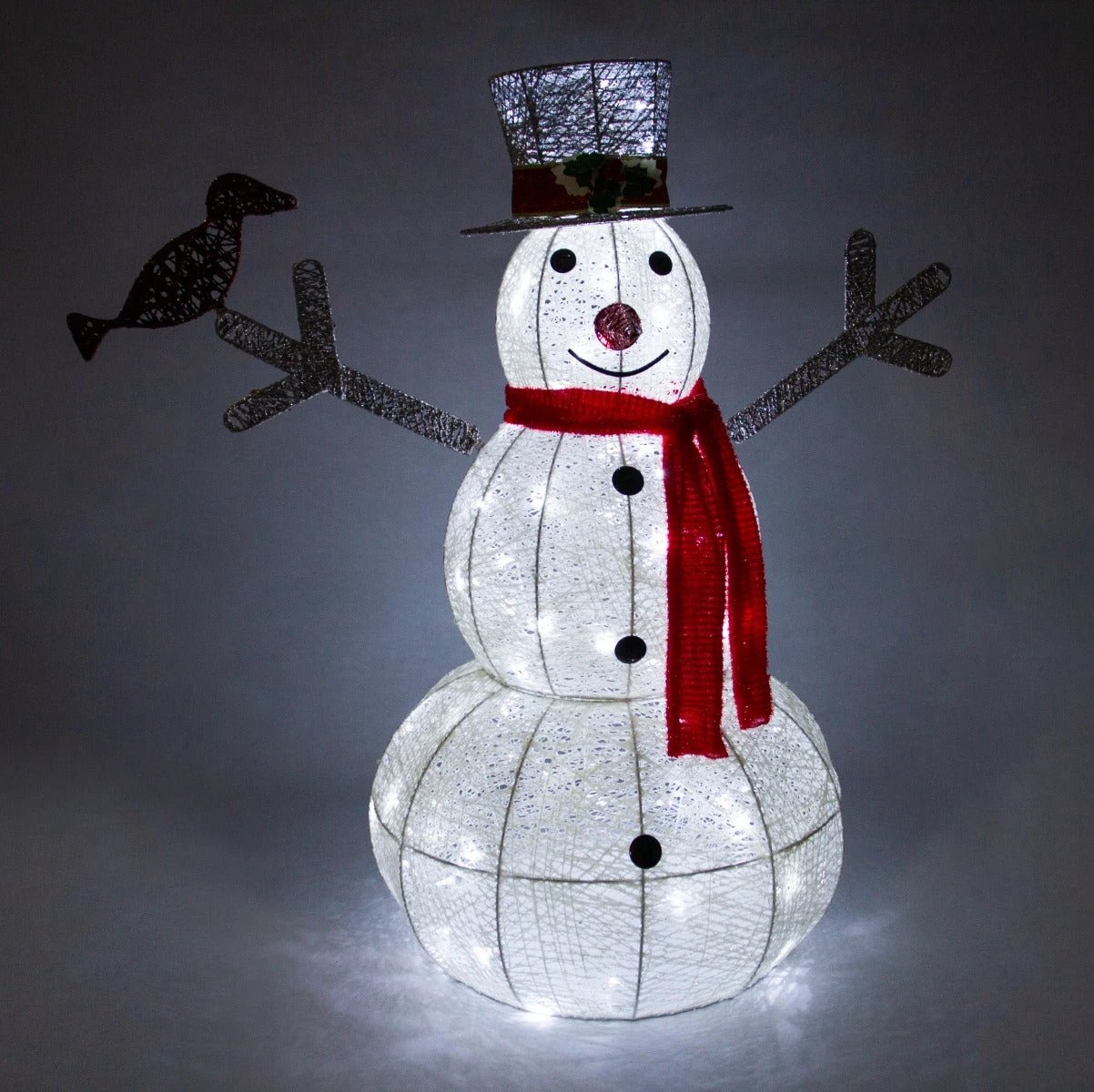 Monster Shop Light Up Reindeer Stag, Doe & Snowman Set -