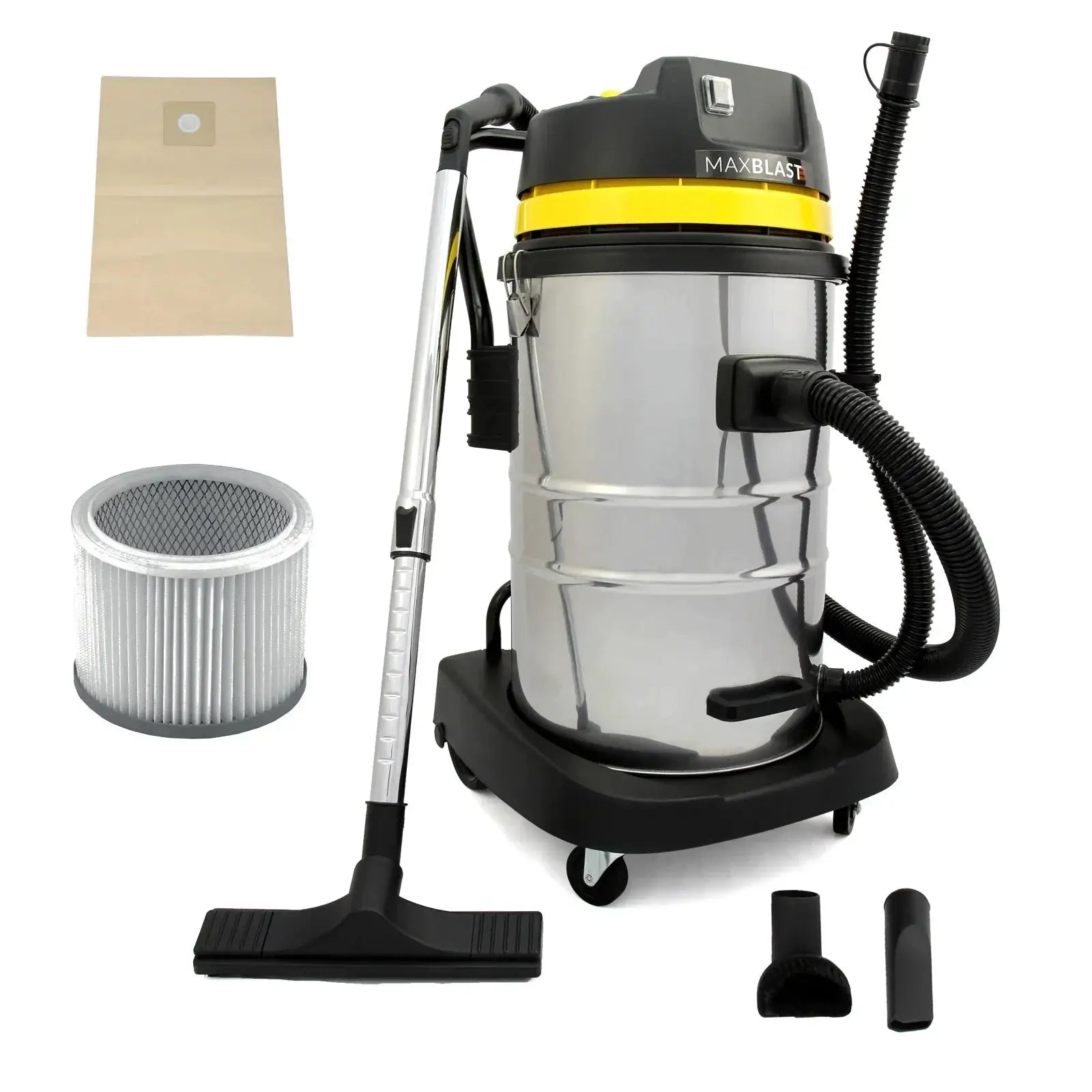 Monster Shop MAXBLAST 50L Industrial Vacuum Cleaner -