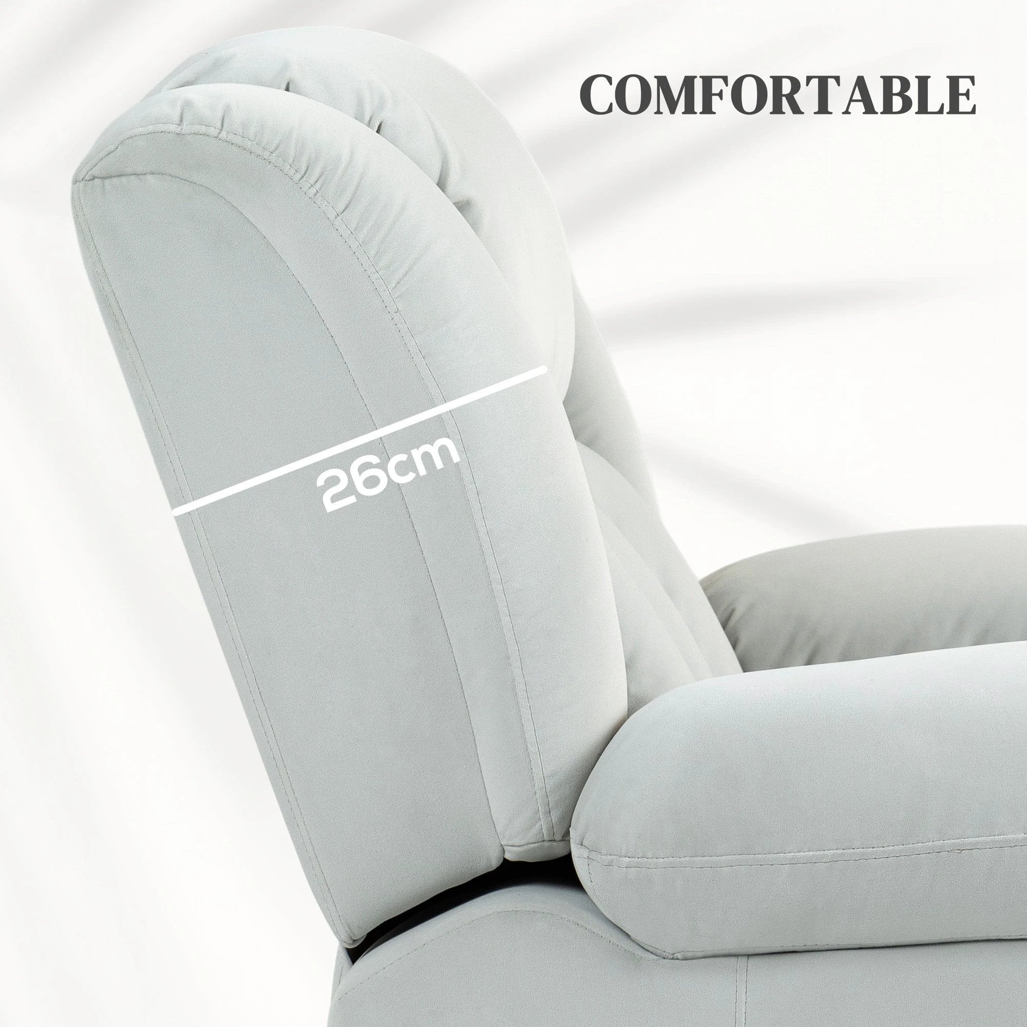 HOMCOM Power Lift Recliner Chair with Vibration Massage, USB by HOMCOM