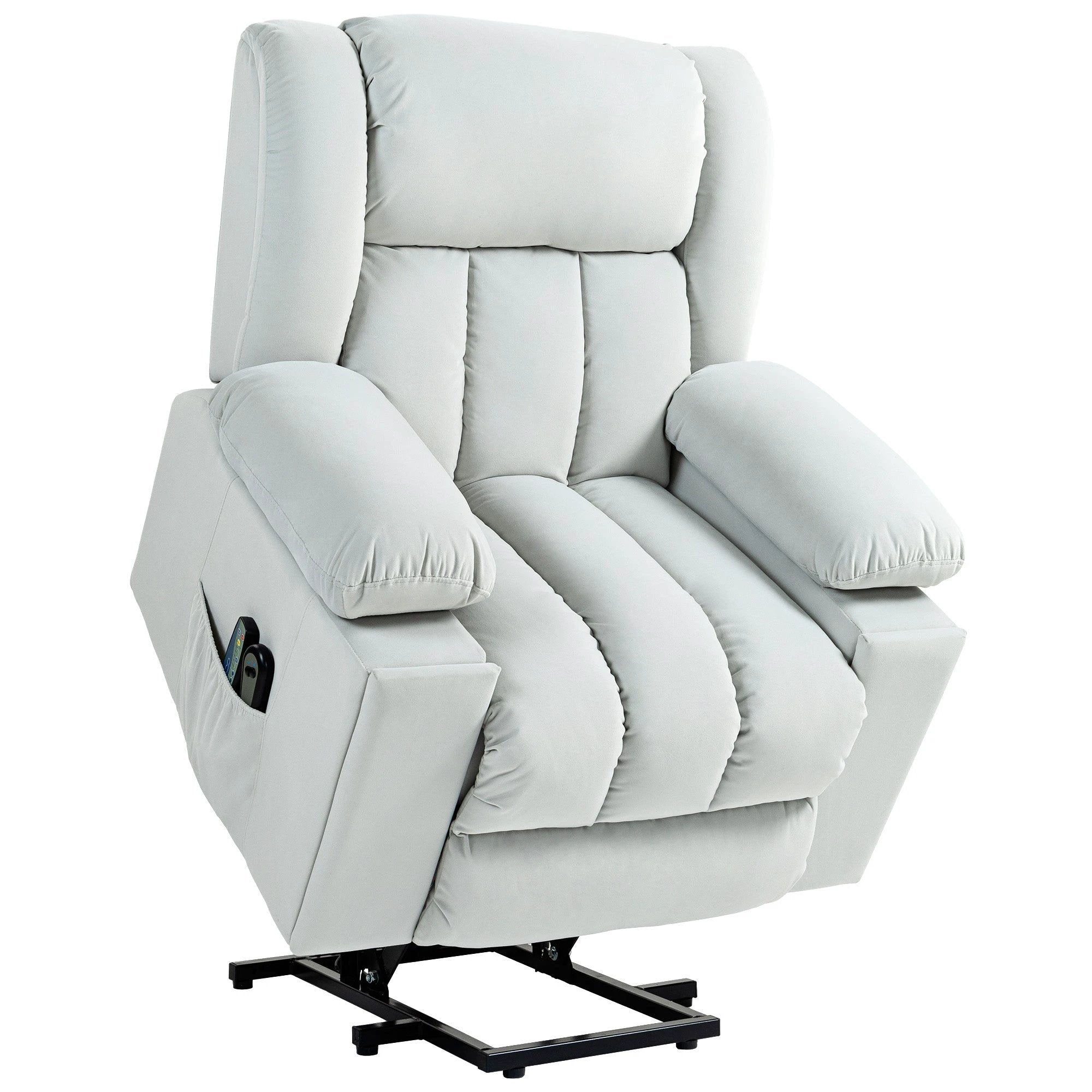 HOMCOM Power Lift Recliner Chair with Vibration Massage, USB by HOMCOM