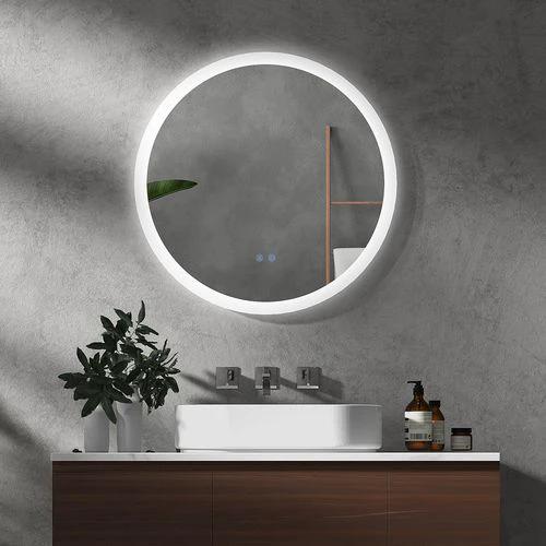 kleankin Illuminated Bathroom Mirror with LED Lights, 3 Colours, Defogging Film by kleankin