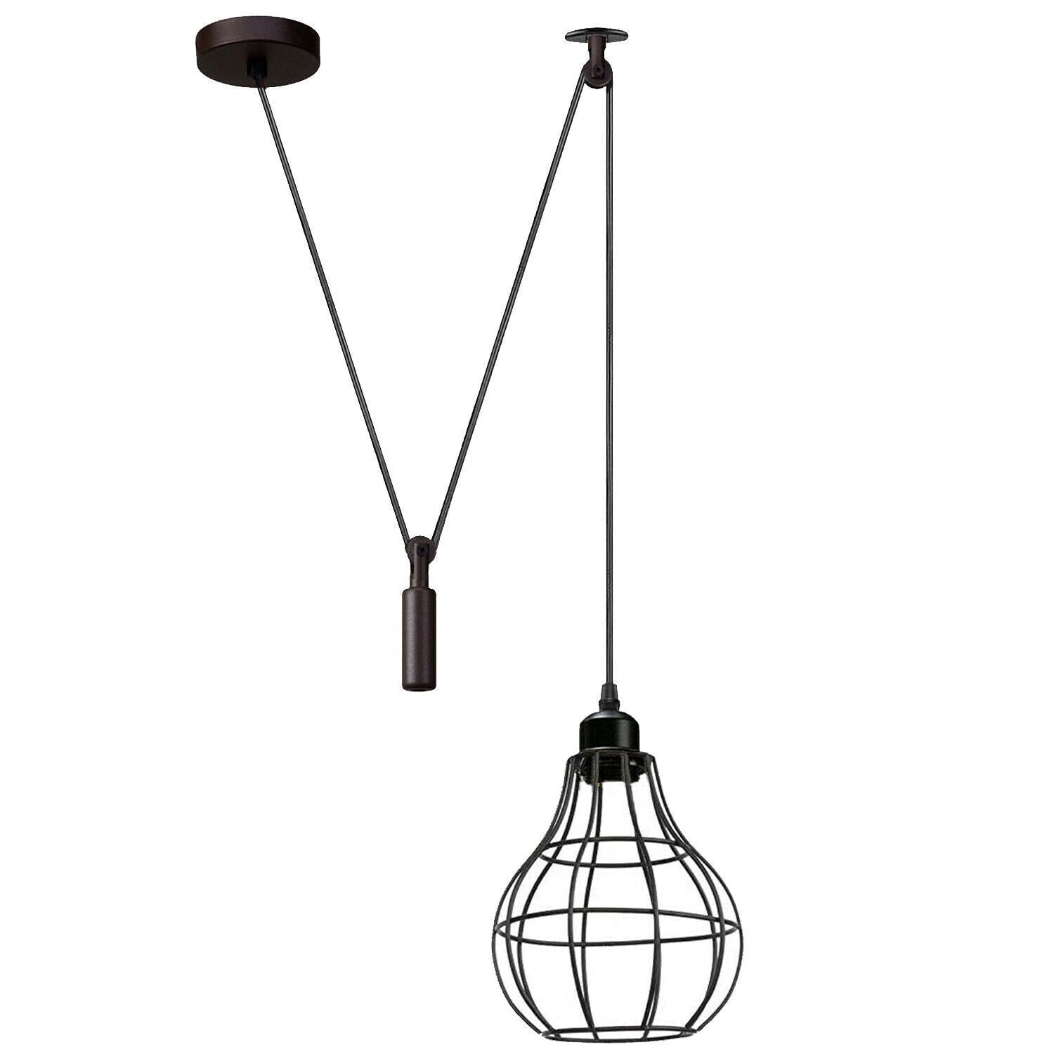 Ledsone Hanging Pendant Lamp Retro Industrial Vintage Light - Pendant Lights