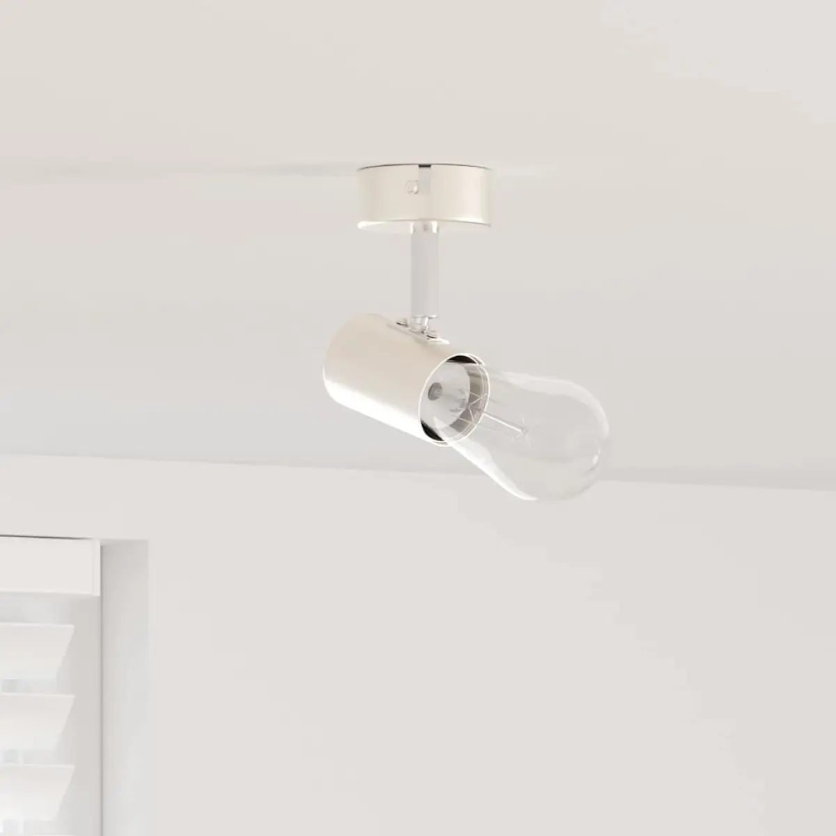 vidaXL vidaXL Ceiling Spotlight Nickel 6.5 x 6 x 11.5 cm Metal - Spotlight